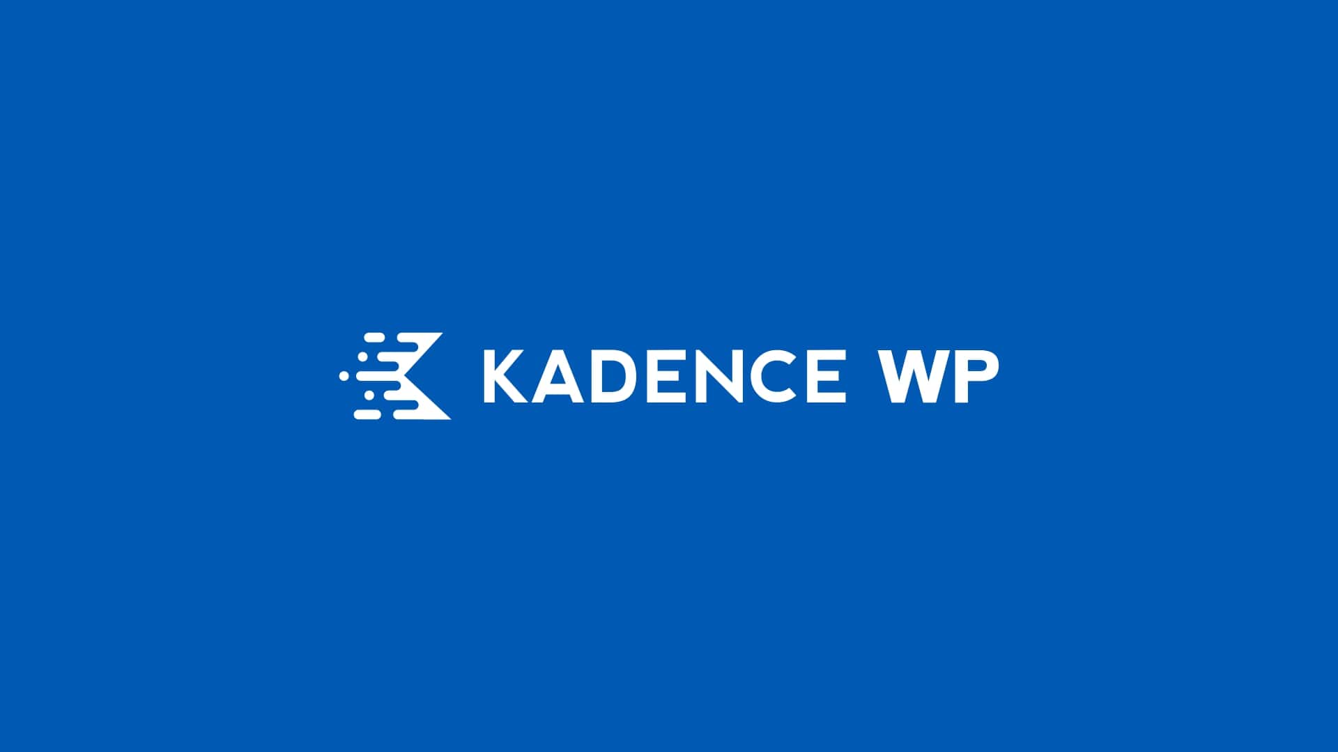 Kadence theme WordPress CMS
