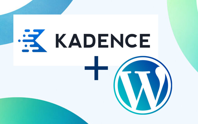 create a portfolio with Kadence theme and WordPress